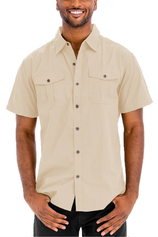 Weiv Two Chest Pocket Button Down Shirt