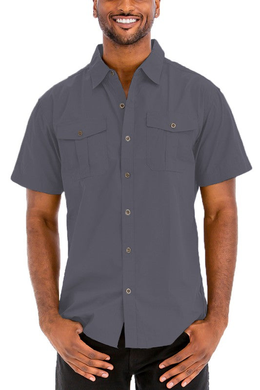 Weiv Two Chest Pocket Button Down Shirt