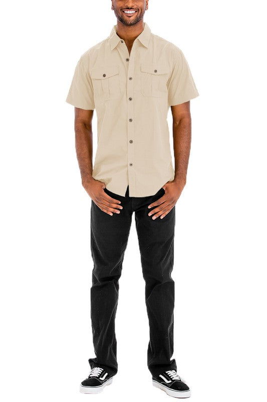 Weiv Two Chest Pocket Button Down Shirt