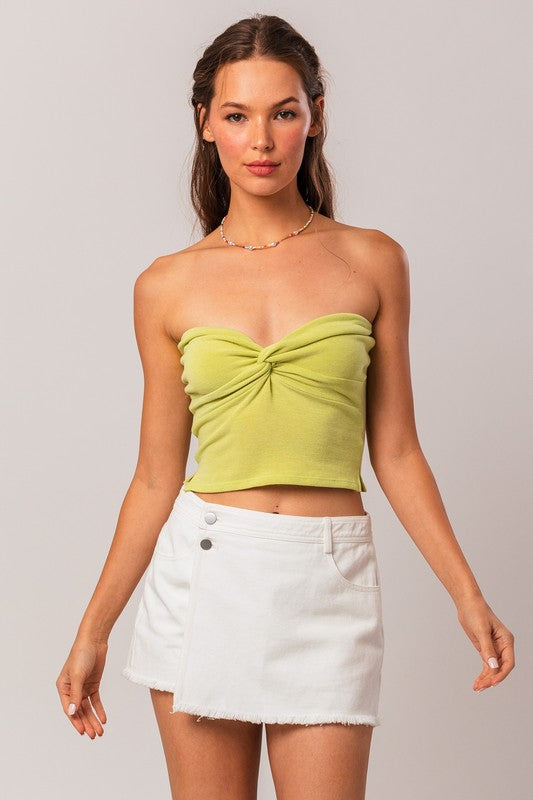 TWIST TUBE CROP TOP