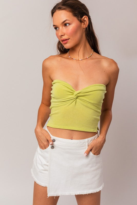 TWIST TUBE CROP TOP