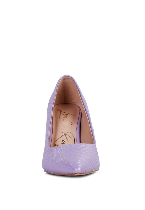 Tickles Italian Block Heeled Shoes