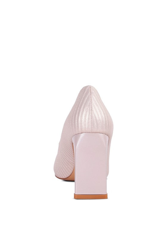 Tickles Italian Block Heeled Shoes