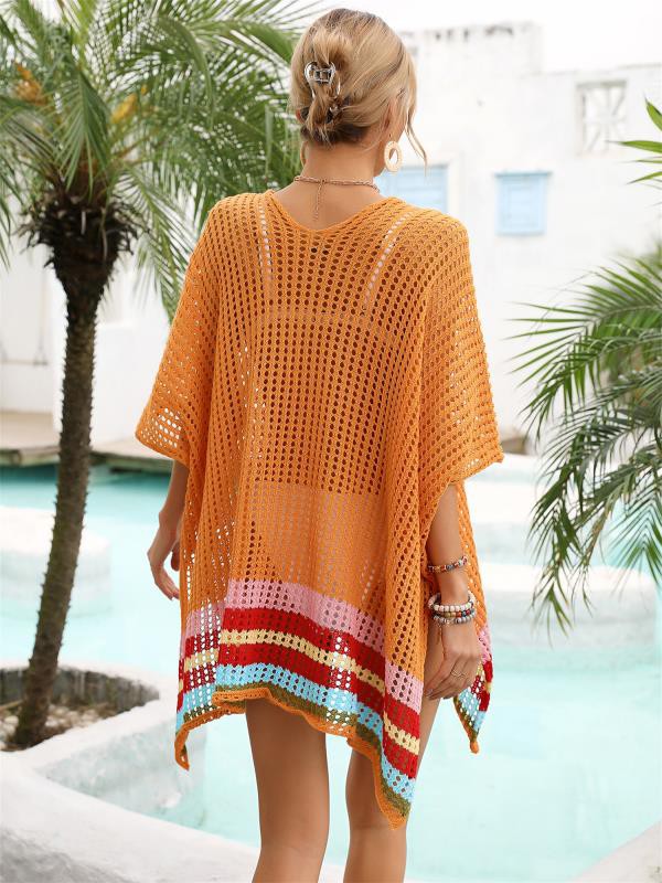 Open knit cover up