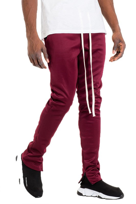 Men's Solid Color Plain Basic Track Pants