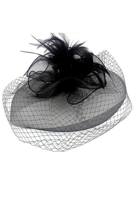 Flower Mesh Flapper Fascinator s7