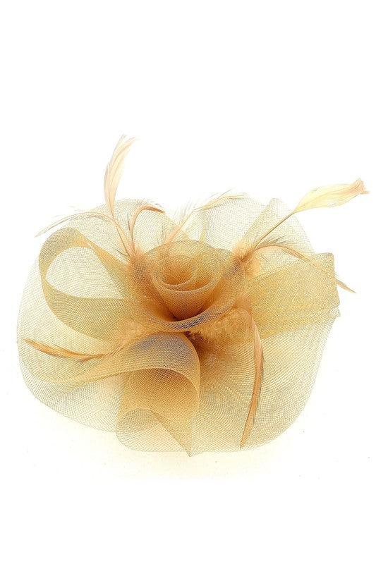 Flower Mesh Flapper Fascinator s8