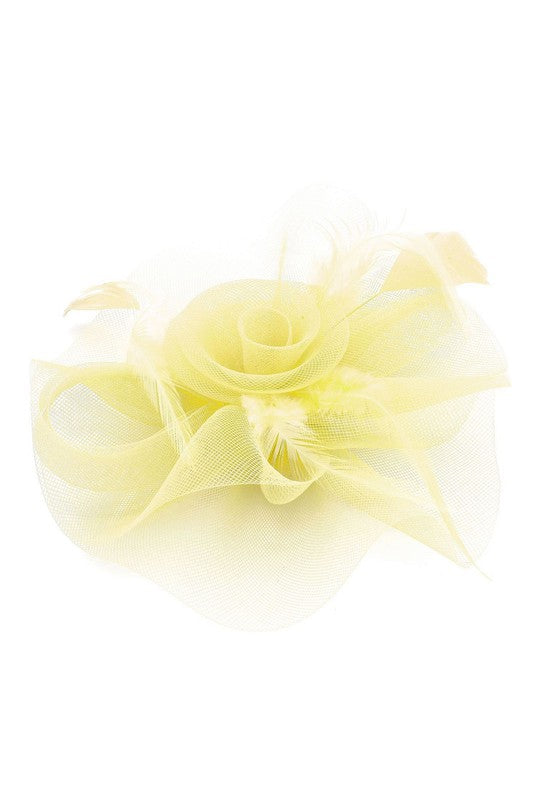 Flower Mesh Flapper Fascinator s8