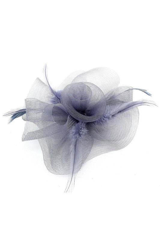 Flower Mesh Flapper Fascinator s8