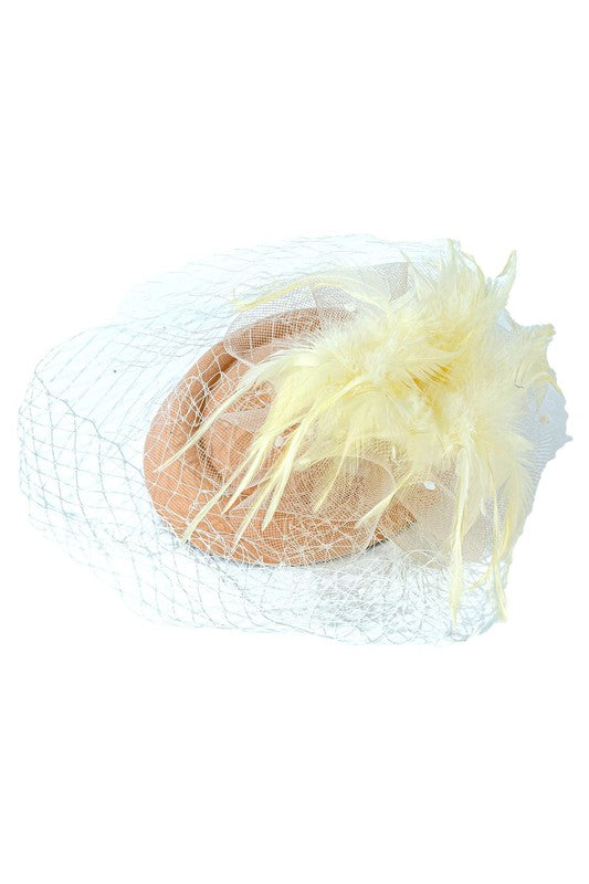 Flower Mesh Flapper Fascinator s12