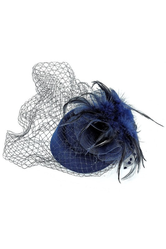 Flower Mesh Flapper Fascinator s12