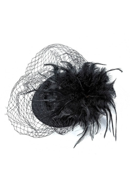 Flower Mesh Flapper Fascinator s12