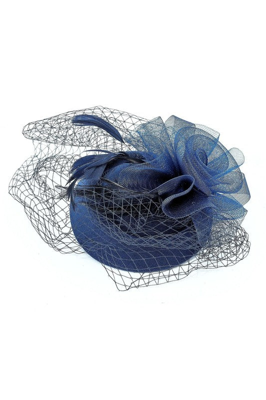 Flower Mesh Flapper Fascinator s13