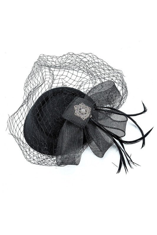 Flower Mesh Flapper Fascinator s14