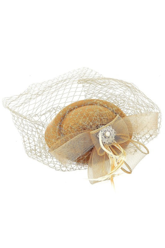 Flower Mesh Flapper Fascinator s14