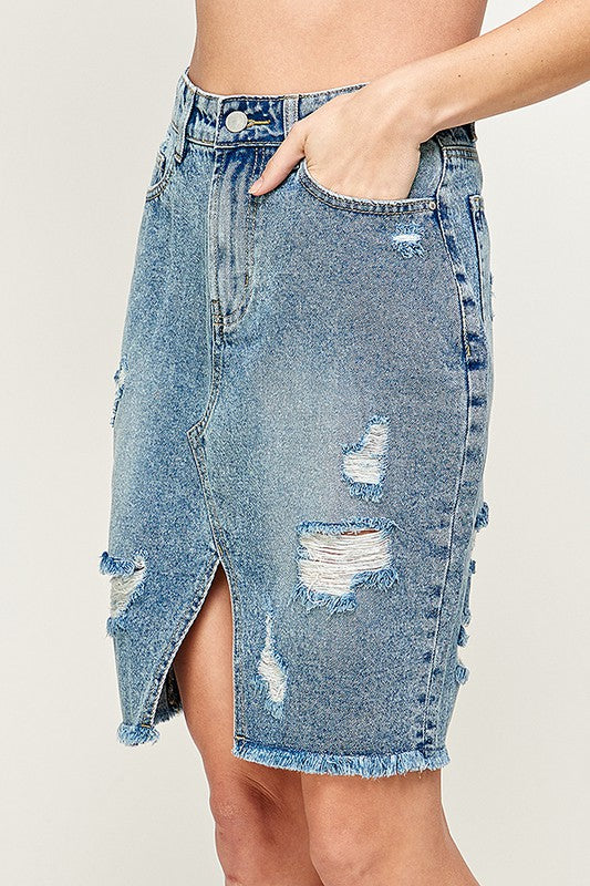 Ladies Denim Skirt