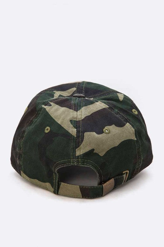 Bee Patch Cotton Washed Cap