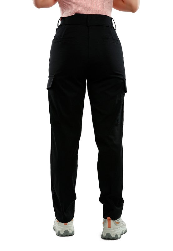 Casual High Waist Straight Pants