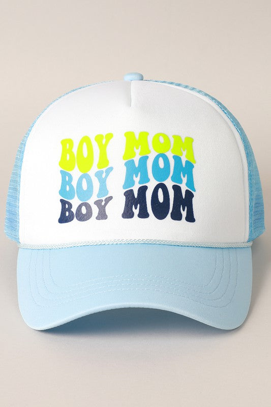 BOY MOM Foam Trucker Hat