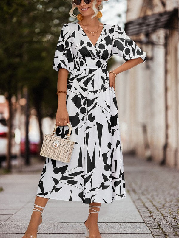 Women Printed Long Dress