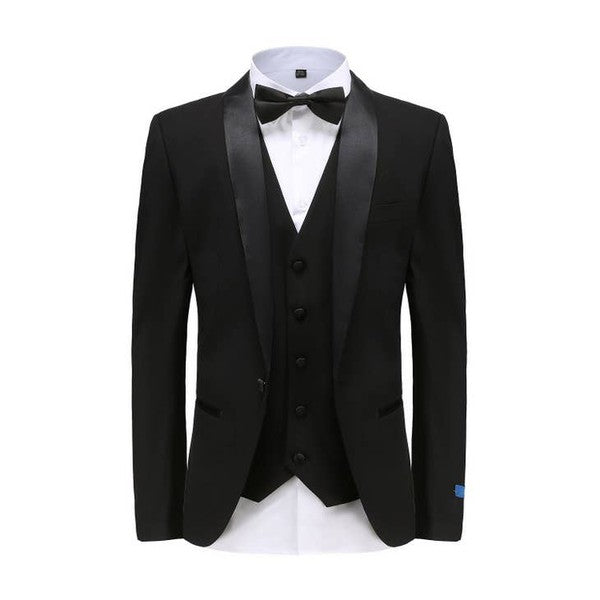 Men's Premium 3 pcs Slim Fit Tuxedo Set - Regular