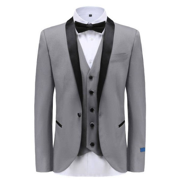 Men's Premium 3 pcs Slim Fit Tuxedo Set - Regular