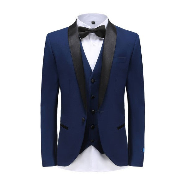 Men's Premium 3 pcs Slim Fit Tuxedo Set - Regular