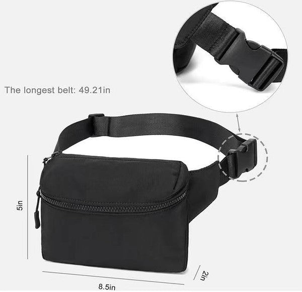 Adventurer Nylon Sling Belt Bag