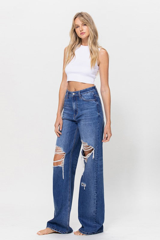 90S VINTAGE LOOSE JEANS PANTS