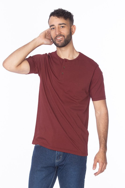 HENLEY SHORT SLEEVE T-SHIRT