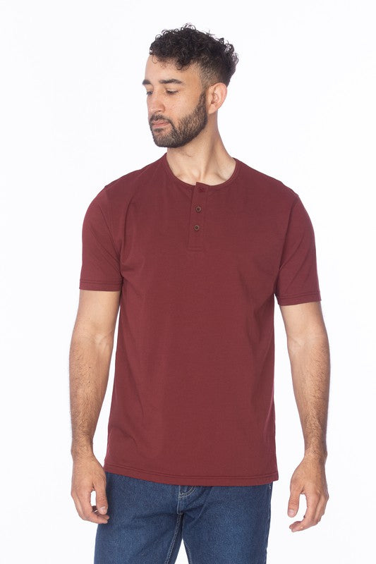 HENLEY SHORT SLEEVE T-SHIRT