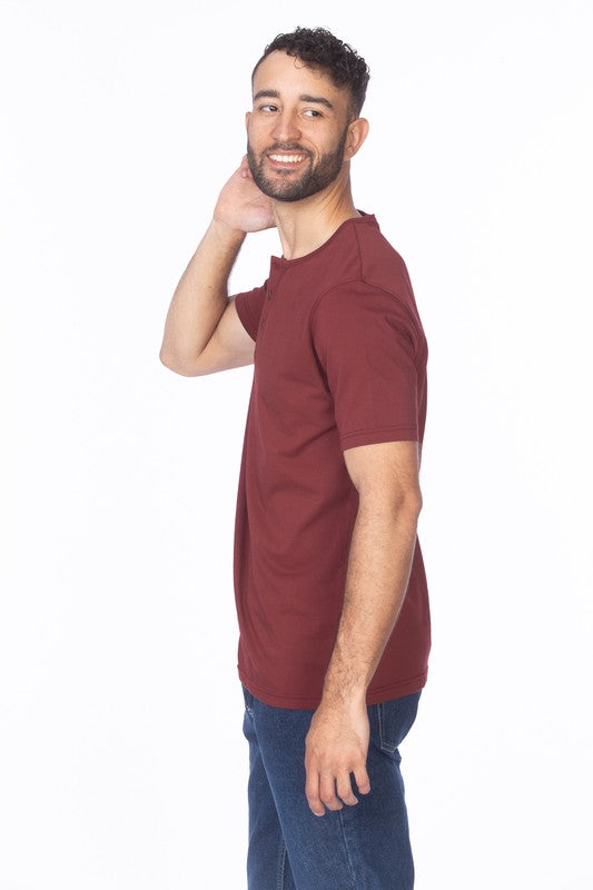 HENLEY SHORT SLEEVE T-SHIRT