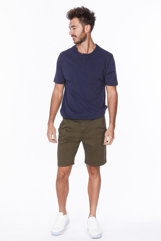 HENLEY SHORT SLEEVE T-SHIRT