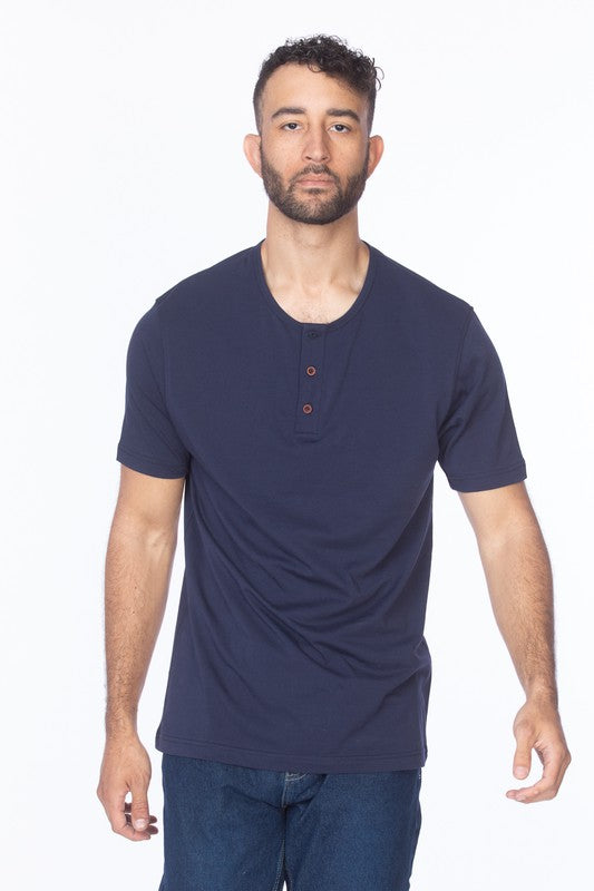 HENLEY SHORT SLEEVE T-SHIRT