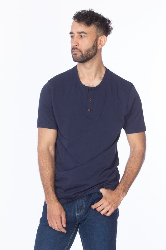 HENLEY SHORT SLEEVE T-SHIRT