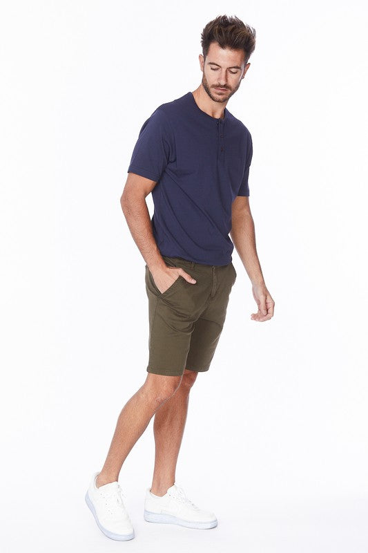 HENLEY SHORT SLEEVE T-SHIRT