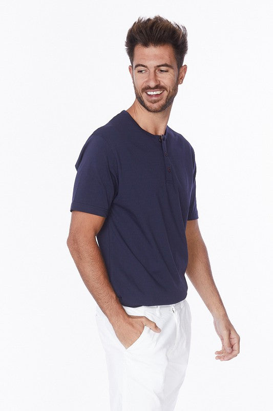 HENLEY SHORT SLEEVE T-SHIRT