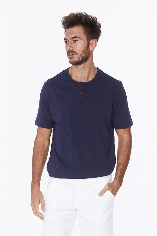 HENLEY SHORT SLEEVE T-SHIRT