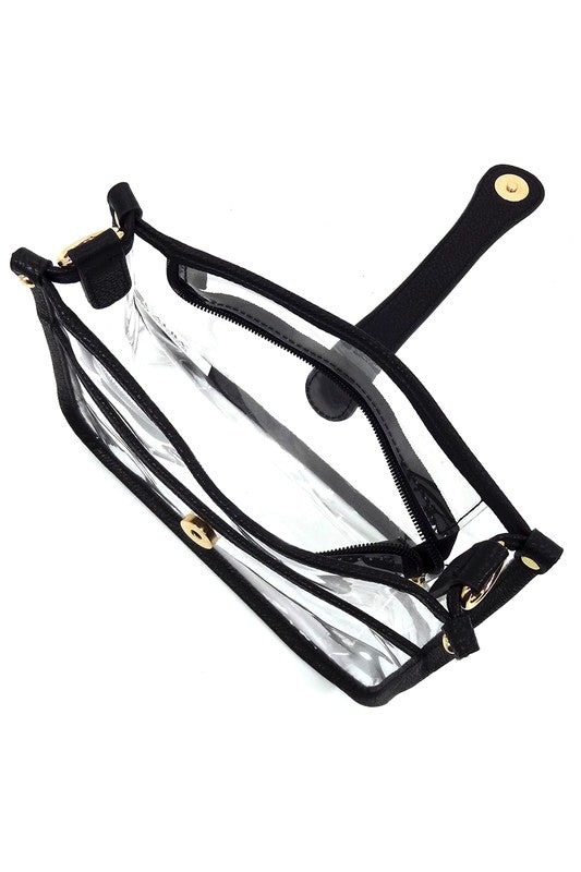 See Thru Guitar Strap Hobo Crossbody Bag