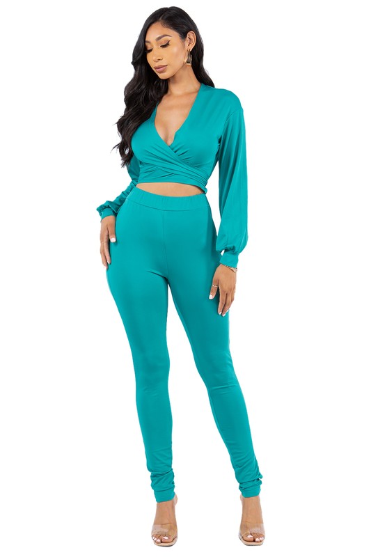 Women's Two Piece Pants Set