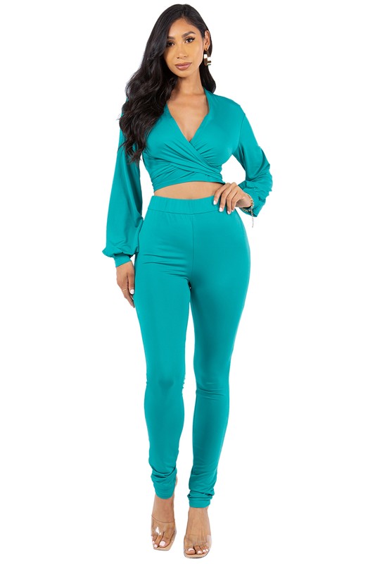 Women's Two Piece Pants Set