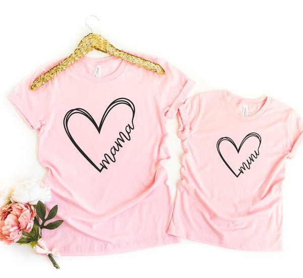 Heart Mama Bella Canvas Tee