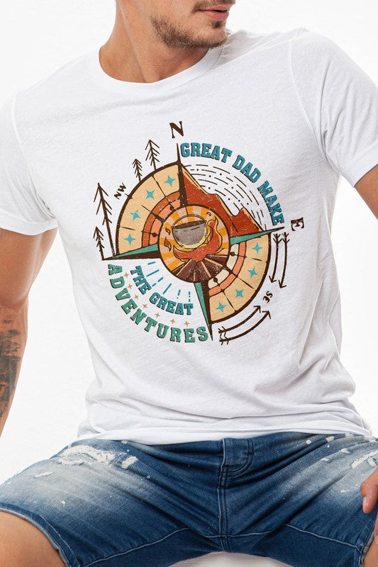 Great Dad Make the Great Adventures Graphic Tee