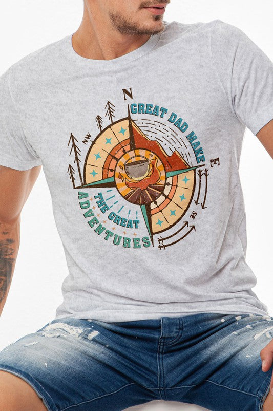 Great Dad Make the Great Adventures Graphic Tee