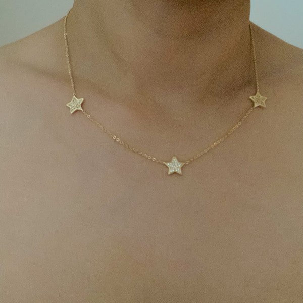 Stars In Greek Island Necklace