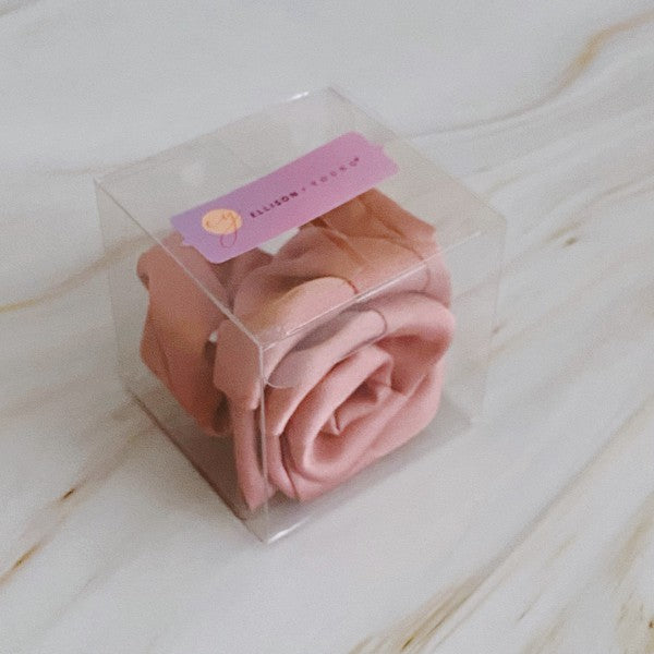 Art Of Work Satin Rose Scrunchie