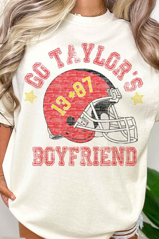 GO TAYLORS BOYFRIEND FOOTBALL OVERSIZED TEE