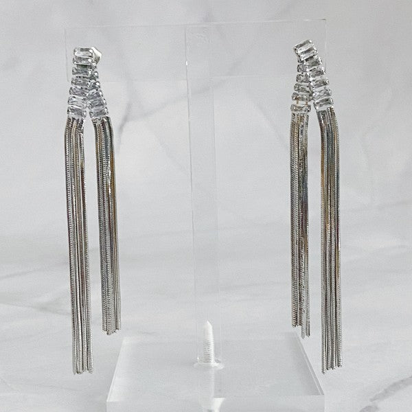 Chain Waterfall From Shine Earrings