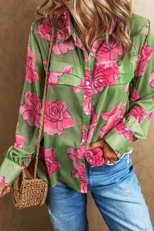 Rosy Long Sleeve Shirt