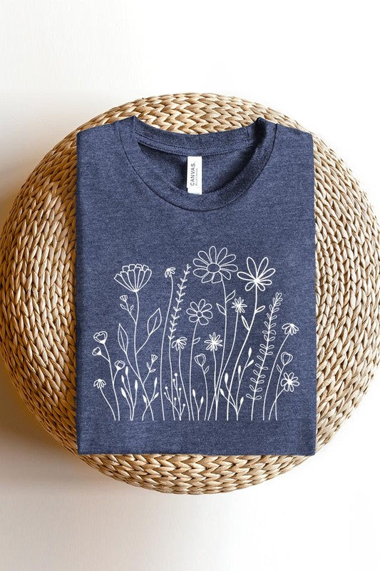 Wildflower Flower Meadow Graphic T Shirts